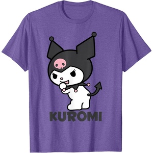 image:imageSanrio Kuromi Backside Logo Tee Shirt TShirtPurple Heather