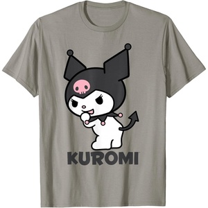 image:imageSanrio Kuromi Backside Logo Tee Shirt TShirtSlate Grey