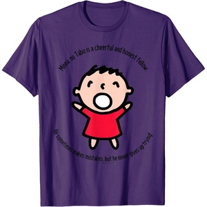 image:imageSanrio Minna No Tabo Cheerful Tee Shirt TShirtPurple