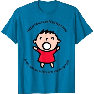 image:imageSanrio Minna No Tabo Cheerful Tee Shirt TShirtSapphire Blue