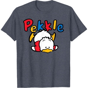 image:imageSanrio Pekkle Backside Logo Tee Shirt TShirtHeather Blue