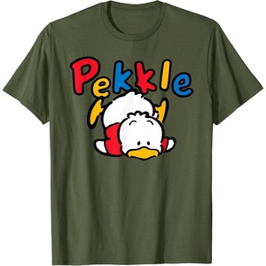 image:imageSanrio Pekkle Backside Logo Tee Shirt TShirtOlive Green