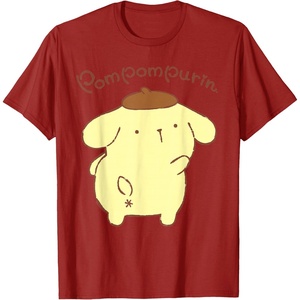 image:imageSanrio Pompompurin Backside Logo Tee Shirt TShirtCranberry Red