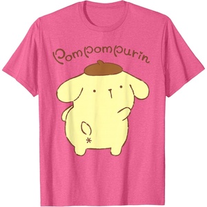 image:imageSanrio Pompompurin Backside Logo Tee Shirt TShirtPink Heather