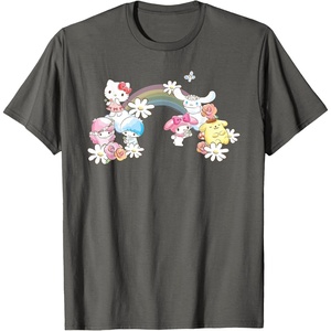 image:imageSanrio Spring Hello Kitty Little Twin Stars My Melody Purin TShirtAsphalt Grey