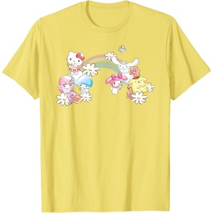 image:imageSanrio Spring Hello Kitty Little Twin Stars My Melody Purin TShirtLemon Yellow