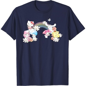image:imageSanrio Spring Hello Kitty Little Twin Stars My Melody Purin TShirtNavy Blue