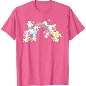 image:imageSanrio Spring Hello Kitty Little Twin Stars My Melody Purin TShirtPink Heather