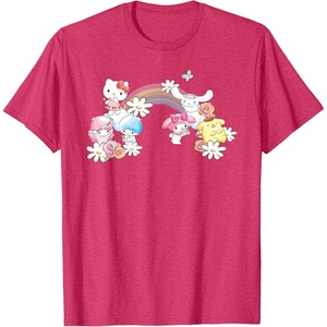 image:imageSanrio Spring Hello Kitty Little Twin Stars My Melody Purin TShirtRed Heather