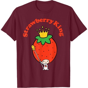 image:imageSanrio Strawberry King Classic Tee Shirt TShirtBurgundy