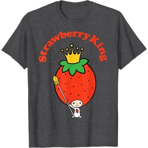 image:imageSanrio Strawberry King Classic Tee Shirt TShirtDark Heather Grey