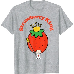 image:imageSanrio Strawberry King Classic Tee Shirt TShirtHeather Grey