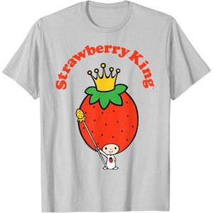 image:imageSanrio Strawberry King Classic Tee Shirt TShirtSilver Grey