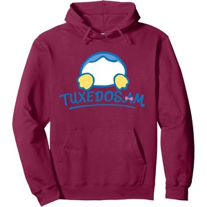 image:imageSanrio Tuxedosam Backside Logo Hoodie Pullover HoodieBurgundy
