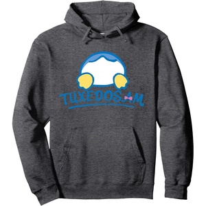 image:imageSanrio Tuxedosam Backside Logo Hoodie Pullover HoodieDark Heather Grey