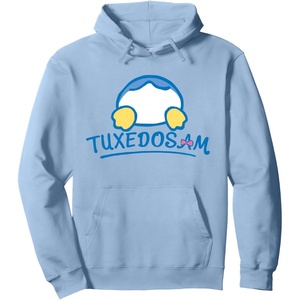 image:imageSanrio Tuxedosam Backside Logo Hoodie Pullover HoodieDusty Blue