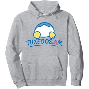 image:imageSanrio Tuxedosam Backside Logo Hoodie Pullover HoodieHeather Grey