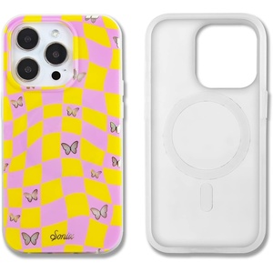 image:imageSonix x Sanrio Case for iPhone 12  iPhone 12 Pro  Compatible with MagSafe  10ft Drop Tested  Tuxedo BobaCheckmate Butterfly