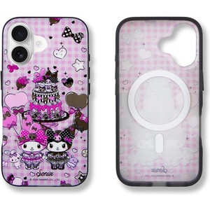 image:imageSonix x Sanrio Case for iPhone 12  iPhone 12 Pro  Compatible with MagSafe  10ft Drop Tested  Tuxedo BobaKuromi  My Mel 20th Anniversary
