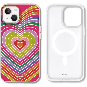 image:imageSonix x Sanrio Case for iPhone 12  iPhone 12 Pro  Compatible with MagSafe  10ft Drop Tested  Tuxedo BobaRainbow Hearts