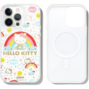 image:imageSonix x Sanrio Case for iPhone 12  iPhone 12 Pro  Compatible with MagSafe  10ft Drop Tested  Tuxedo BobaSanrio  Cosmic Hello Kitty