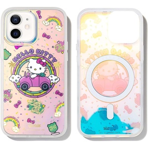 image:imageSonix x Sanrio Case for iPhone 12  iPhone 12 Pro  Compatible with MagSafe  10ft Drop Tested  Tuxedo BobaSanrio  Cruisin Hello Kitty MS