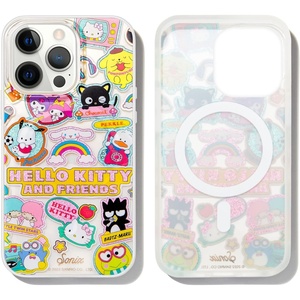image:imageSonix x Sanrio Case for iPhone 12  iPhone 12 Pro  Compatible with MagSafe  10ft Drop Tested  Tuxedo BobaSanrio  Hello Kitty Sticker Party