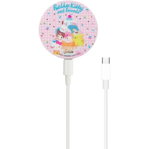 image:imageSonix x Sanrio Magnetic Charger for MagSafe for iPhone 16 iPhone 15 iPhone 14 iPhone 13 iPhone 12 Series  Fast Wireless Charger x 65ft Cable USBC  Hello Kitty Strawberry MilkHK  Friends Ice Cream Parlor