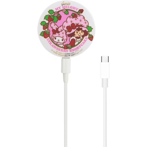 image:imageSonix x Sanrio Magnetic Charger for MagSafe for iPhone 16 iPhone 15 iPhone 14 iPhone 13 iPhone 12 Series  Fast Wireless Charger x 65ft Cable USBC  Hello Kitty Strawberry MilkMy Mel ody x Strawberry Shortcake