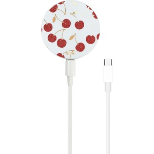image:imageSonix x Sanrio Magnetic Charger for MagSafe for iPhone 16 iPhone 15 iPhone 14 iPhone 13 iPhone 12 Series  Fast Wireless Charger x 65ft Cable USBC  Hello Kitty Strawberry MilkCherry on Top