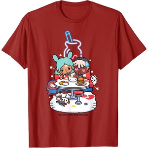 image:imageToca Life x Hello Kitty amp Friends Diner TShirtCranberry Red