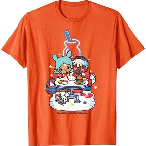 image:imageToca Life x Hello Kitty amp Friends Diner TShirtOrange