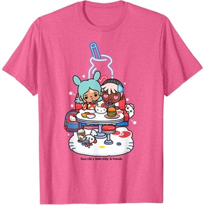 image:imageToca Life x Hello Kitty amp Friends Diner TShirtPink Heather