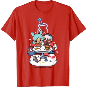 image:imageToca Life x Hello Kitty amp Friends Diner TShirtRed