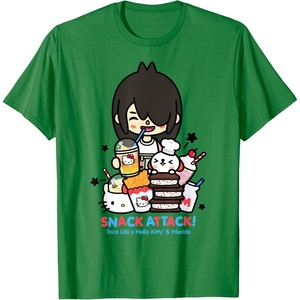 image:imageToca Life x Hello Kitty amp Friends Snack Attack TShirtKelly Green