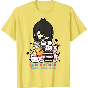 image:imageToca Life x Hello Kitty amp Friends Snack Attack TShirtLemon Yellow