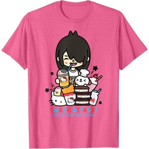 image:imageToca Life x Hello Kitty amp Friends Snack Attack TShirtPink Heather