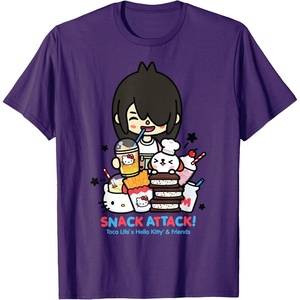 image:imageToca Life x Hello Kitty amp Friends Snack Attack TShirtPurple
