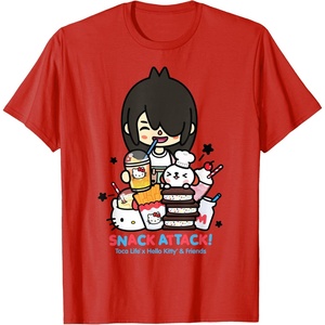 image:imageToca Life x Hello Kitty amp Friends Snack Attack TShirtRed