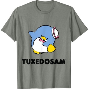 image:imageTuxedosam Character Front and Back TShirt SmallOlive Heather