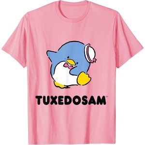 image:imageTuxedosam Character Front and Back TShirt SmallPink