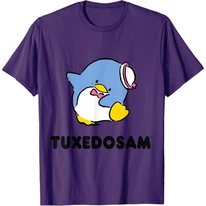 image:imageTuxedosam Character Front and Back TShirt SmallPurple