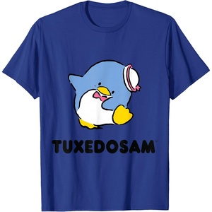 image:imageTuxedosam Character Front and Back TShirt SmallRoyal Blue