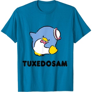 image:imageTuxedosam Character Front and Back TShirt SmallSapphire Blue