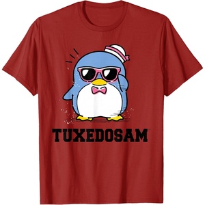 image:imageTuxedosam Summer Sunglasses TShirtCranberry Red