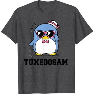 image:imageTuxedosam Summer Sunglasses TShirtDark Heather Grey