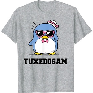 image:imageTuxedosam Summer Sunglasses TShirtHeather Grey
