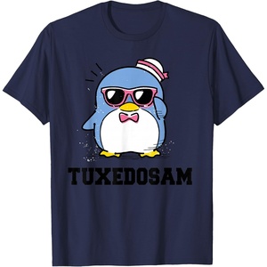 image:imageTuxedosam Summer Sunglasses TShirtNavy Blue