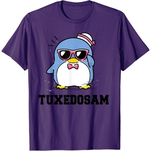 image:imageTuxedosam Summer Sunglasses TShirtPurple