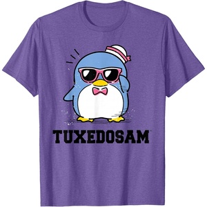 image:imageTuxedosam Summer Sunglasses TShirtPurple Heather